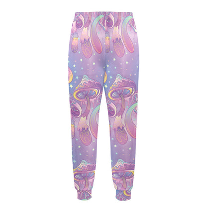 Psychedelic Mushroom Pattern Print Design A01 Men's Casual Track Pants