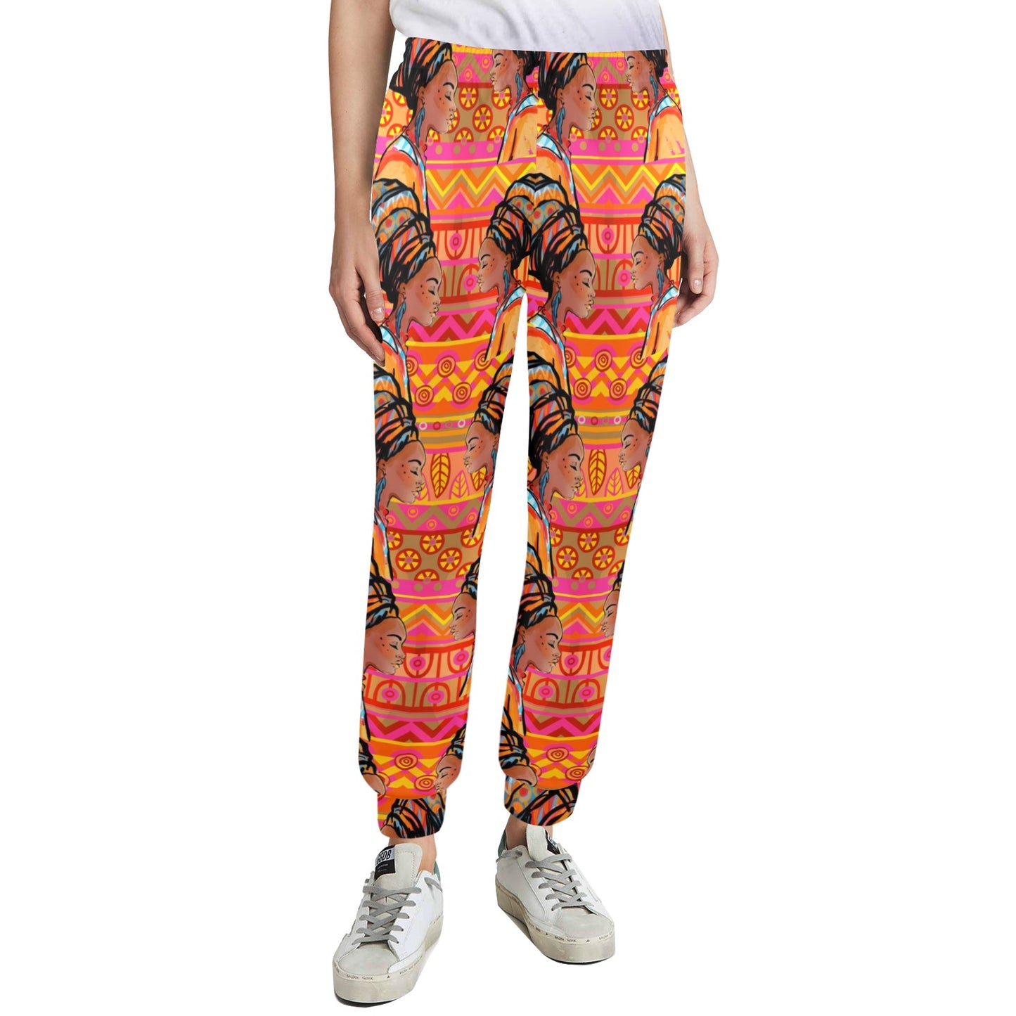 African Girl Aztec Women's Casual Track Pants