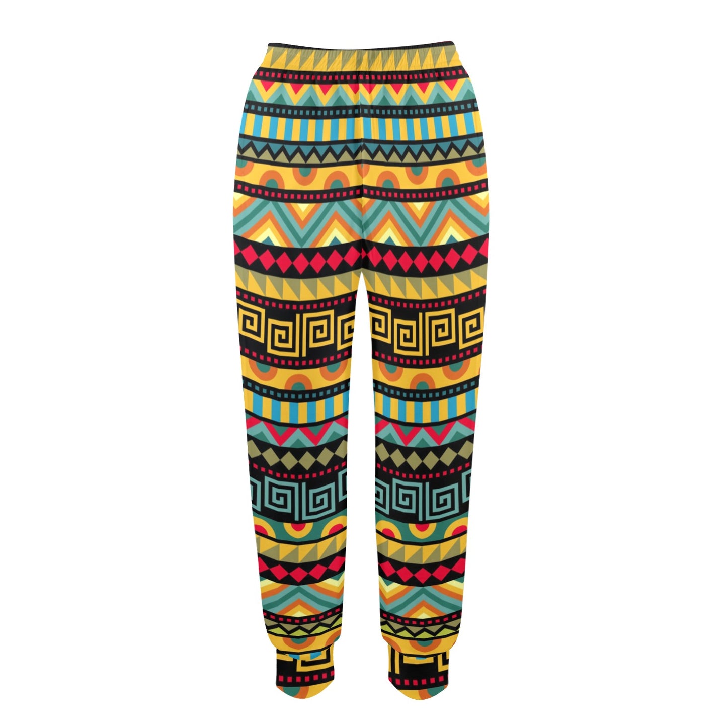 African Pattern Print Design 03 Women's Casual Track Pants