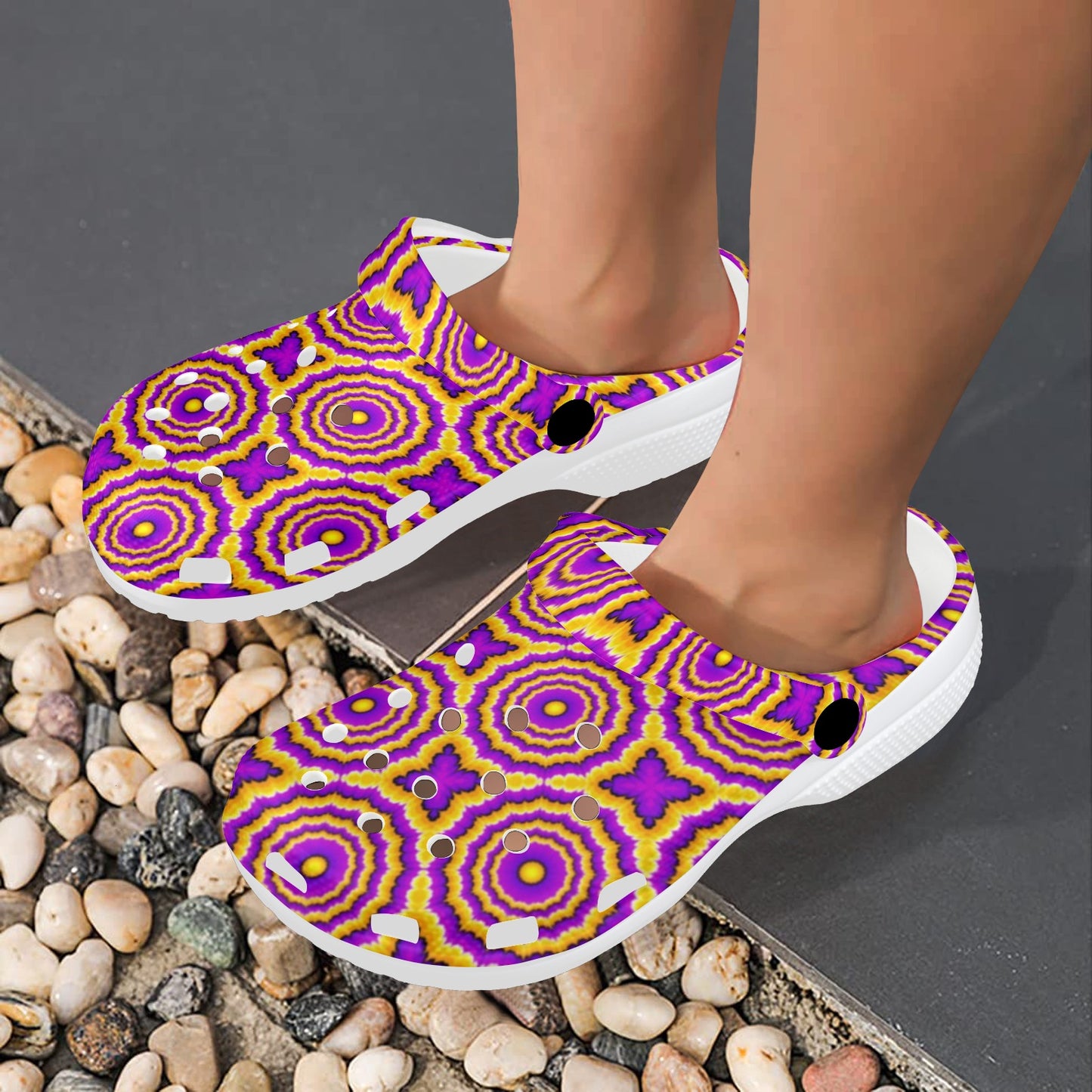 Optical illusion Expansion Unisex Clogs Shoes
