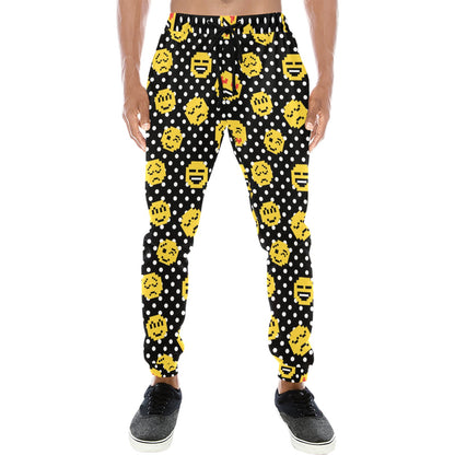 emoji pixel Design Print Pattern JJ0122 Men's Sweatpants