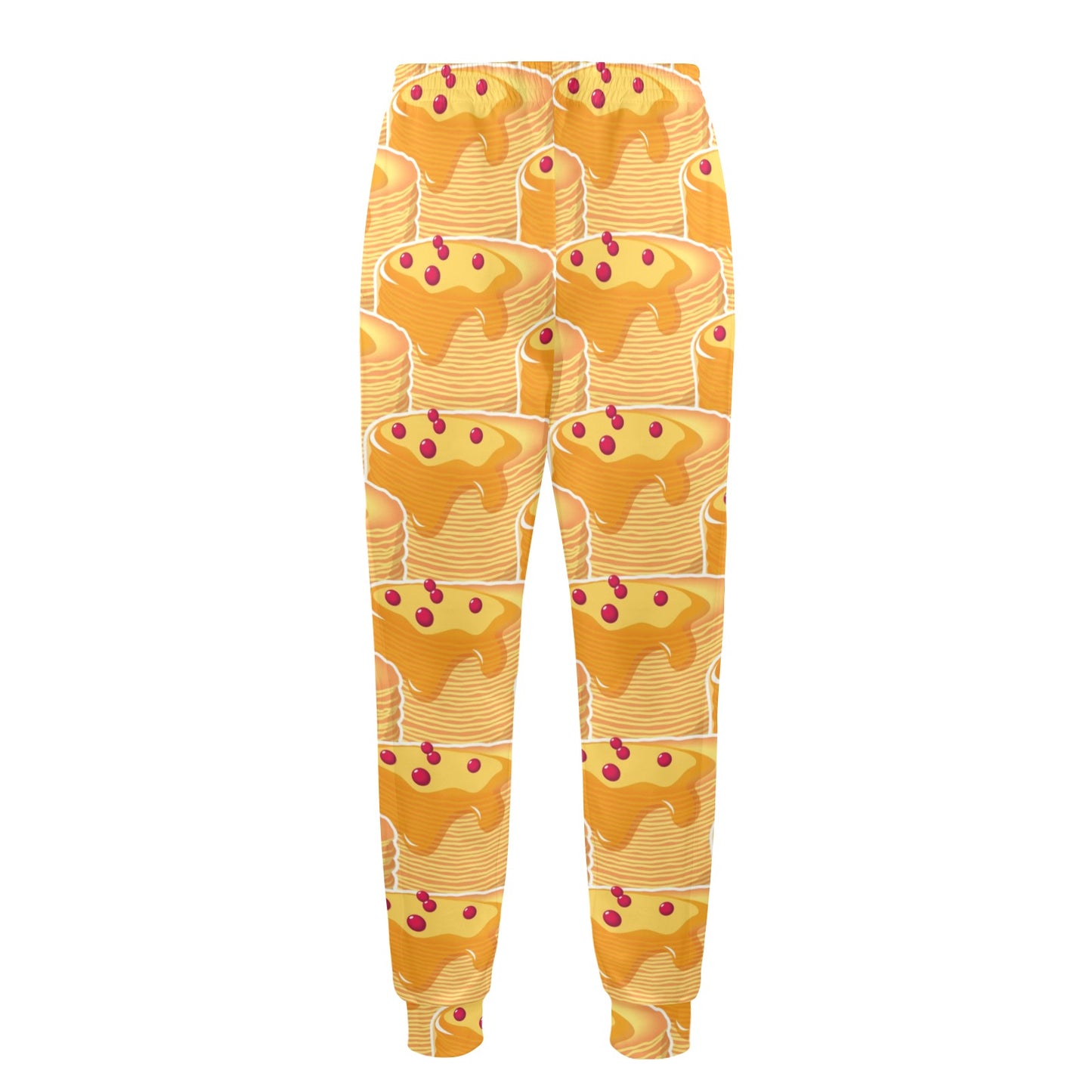 Pancake Pattern Print Design A04 Men's Casual Track Pants