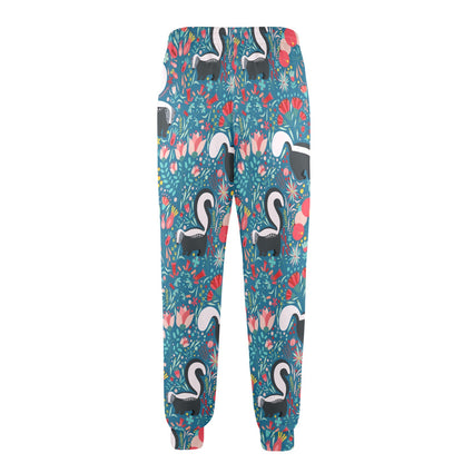 Skunk Print Design LKS302 Men's Casual Track Pants