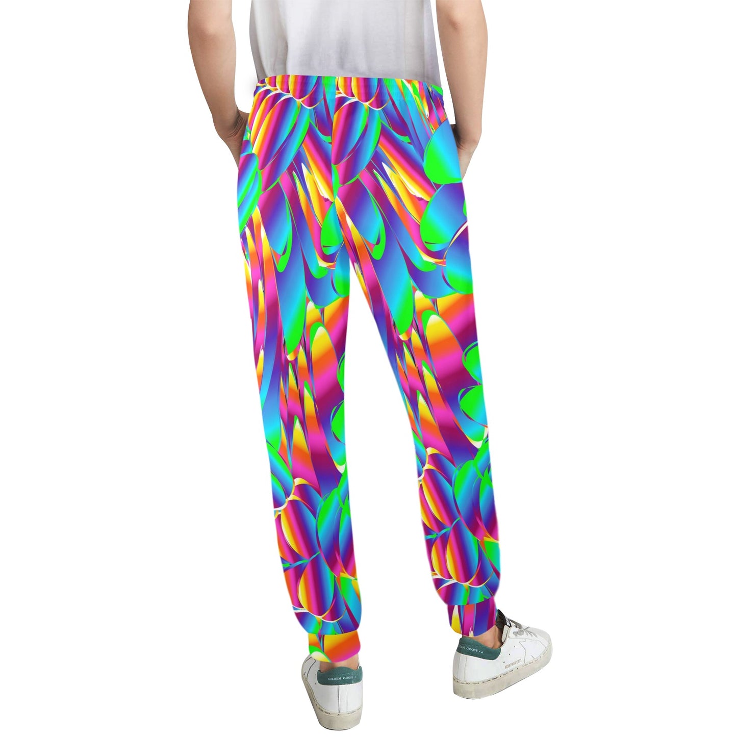 Psychedelic Trippy Pattern Women's Casual Track Pants