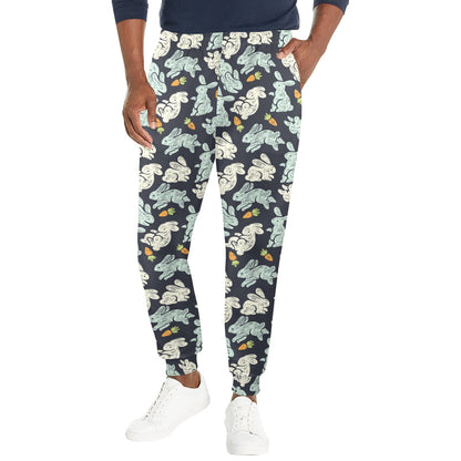 Bunny Pattern Print Design 04 Men's Casual Track Pants