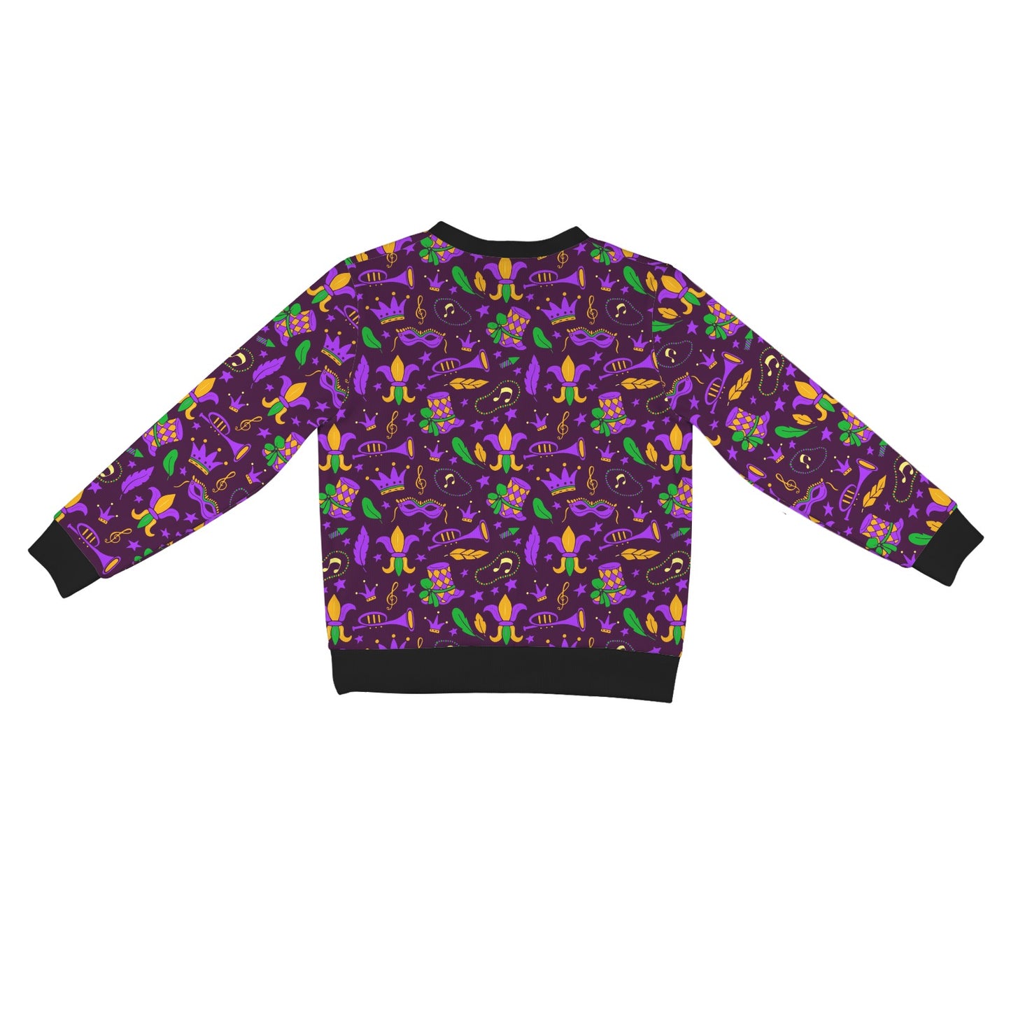 Mardi Gras Pattern Print Design 08 Women's Cardigan
