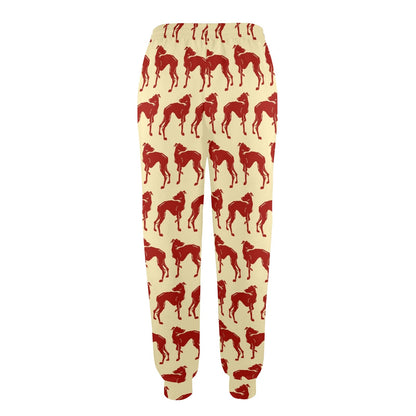 Greyhounds Design Print Pattern JJ0294 Women's Casual Track Pants