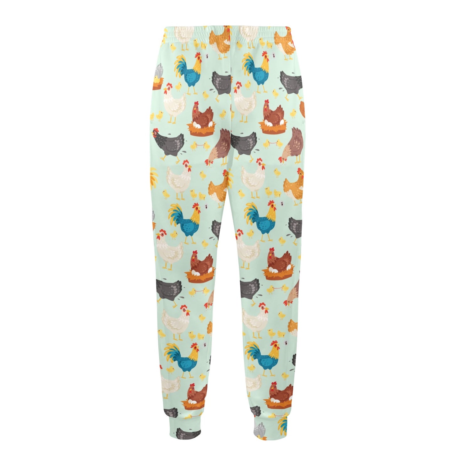 Chicken Pattern Print Design 07 Men's Casual Track Pants