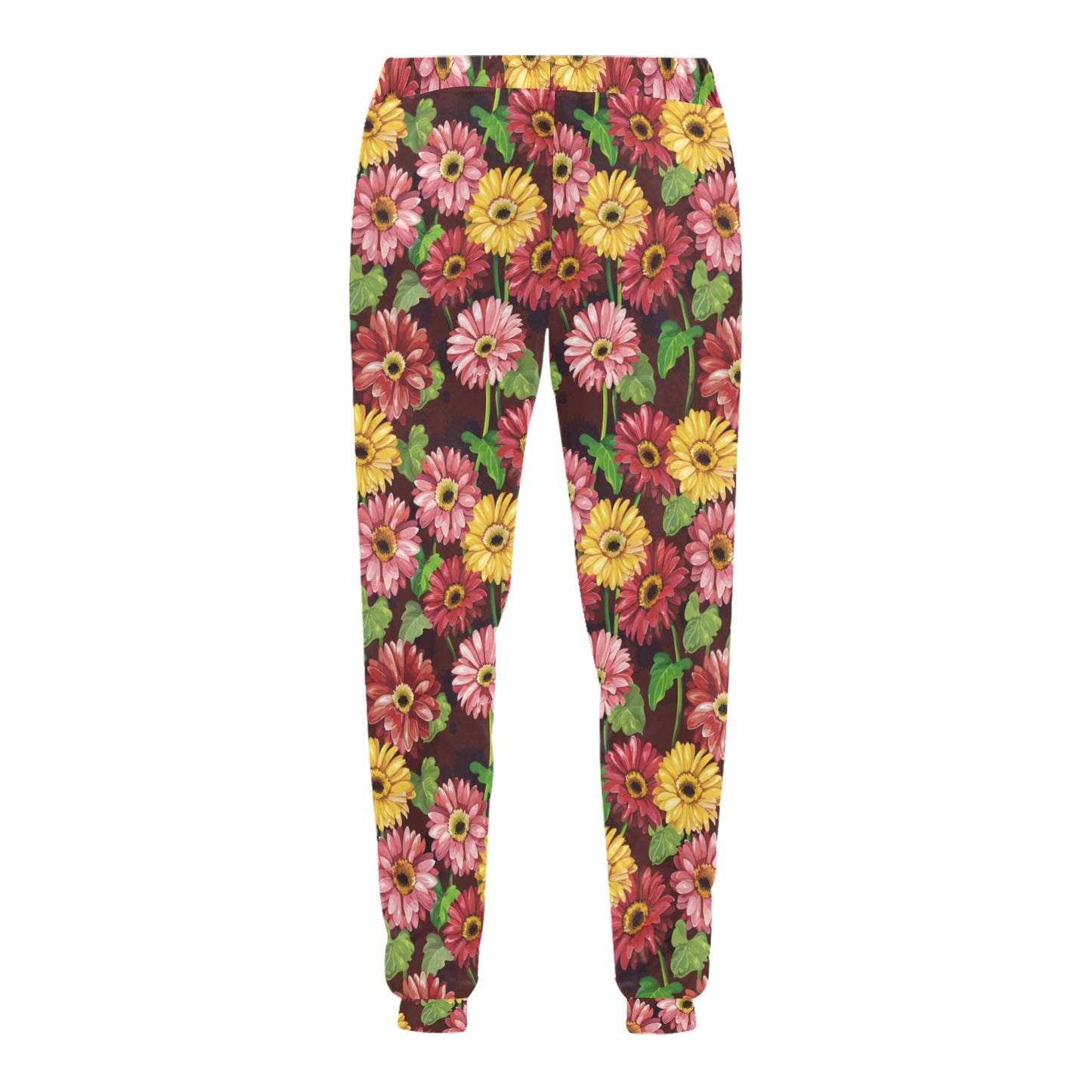 Daisy Gerbera Print Pattern Men's Sweatpants