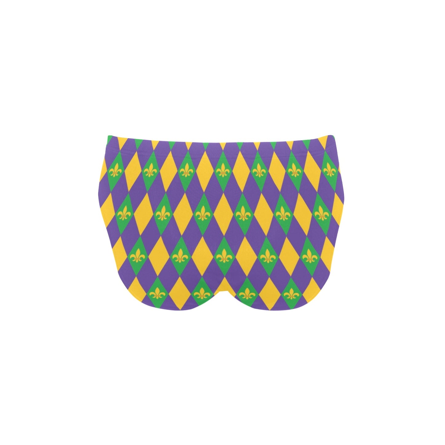 Mardi Gras Pattern Print Design 05 Men's Swimming Briefs