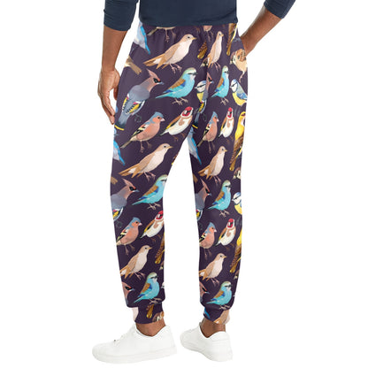 Bird Cute Print Pattern Men's Casual Track Pants