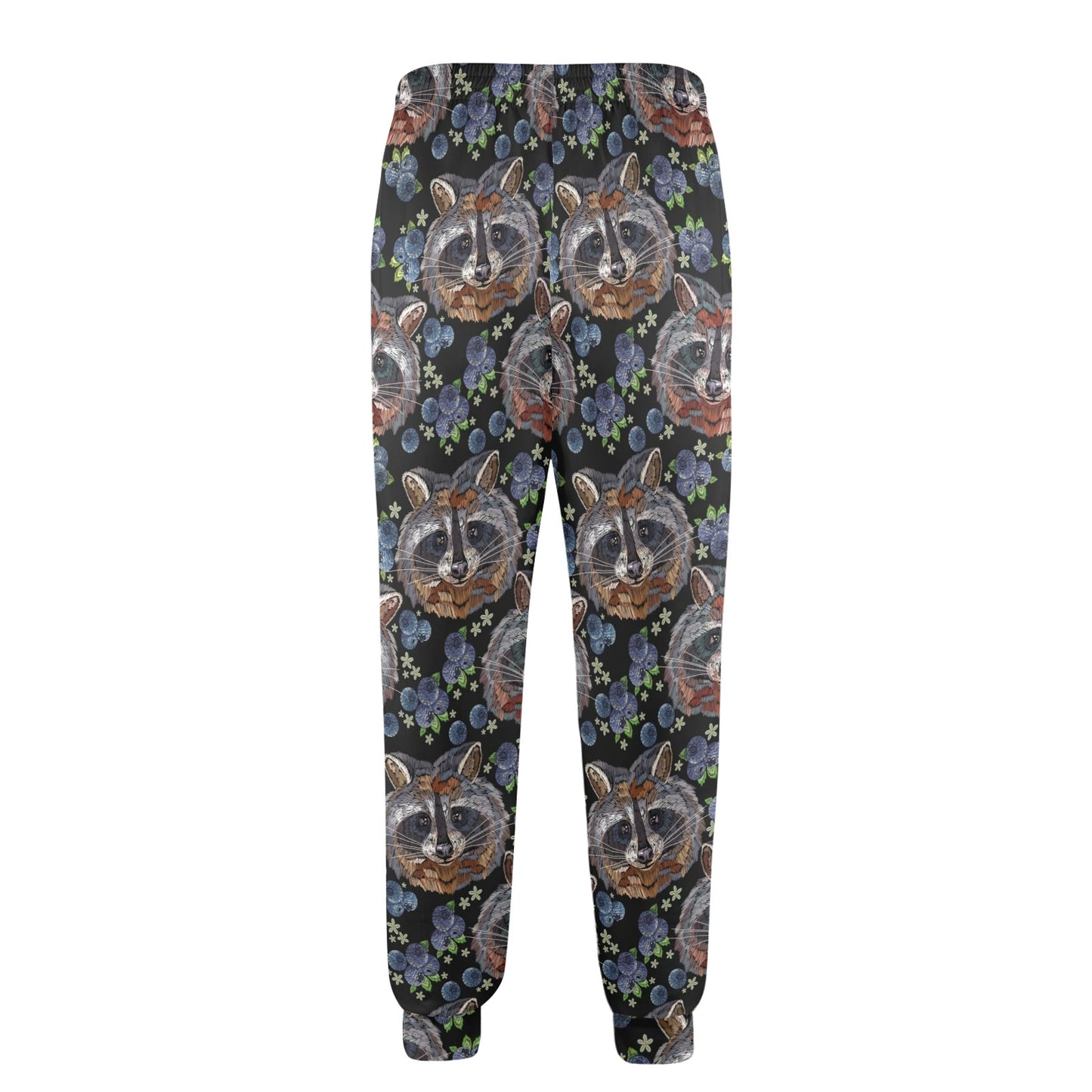 Raccoon Pattern Print Design A03 Men's Casual Track Pants