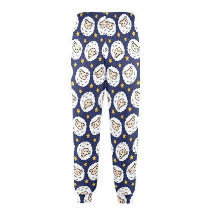 Sheep Print Design LKS402 Men's Casual Track Pants