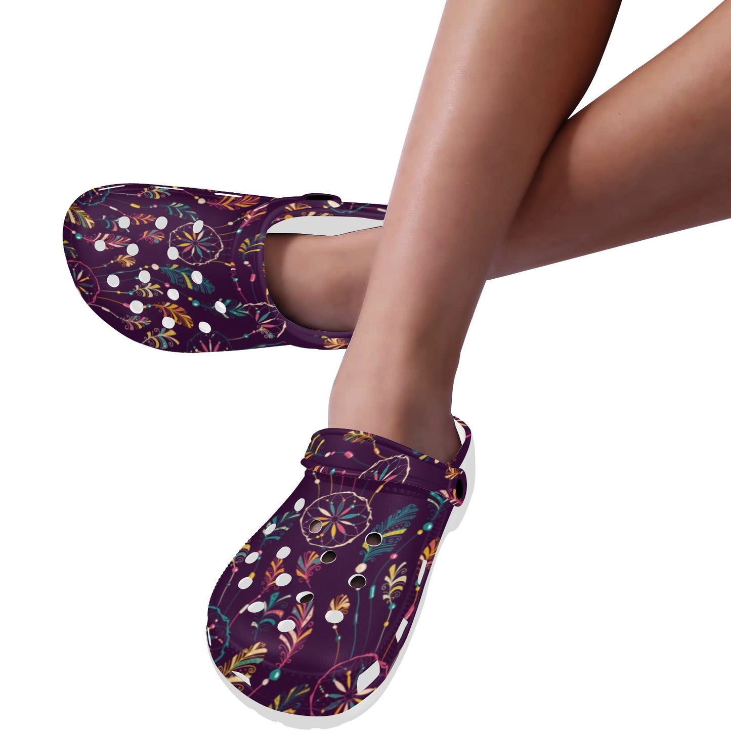 Dream Catcher Boho Design Unisex Clogs Shoes