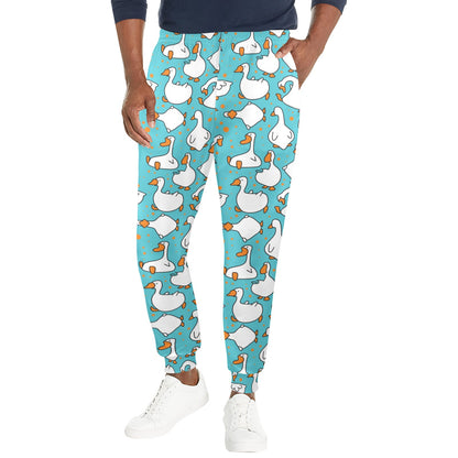 Goose Print Design LKS403 Men's Casual Track Pants