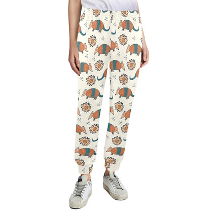 Armadillo Pattern Print Design 02 Women's Casual Track Pants