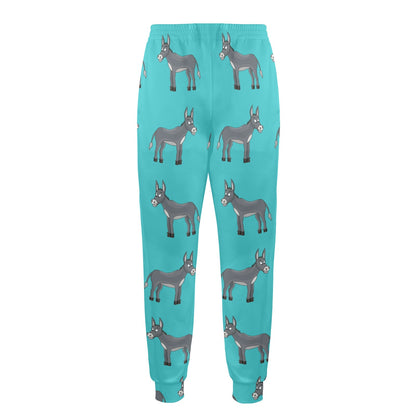 Donkey Pattern Print Design 01 Men's Casual Track Pants