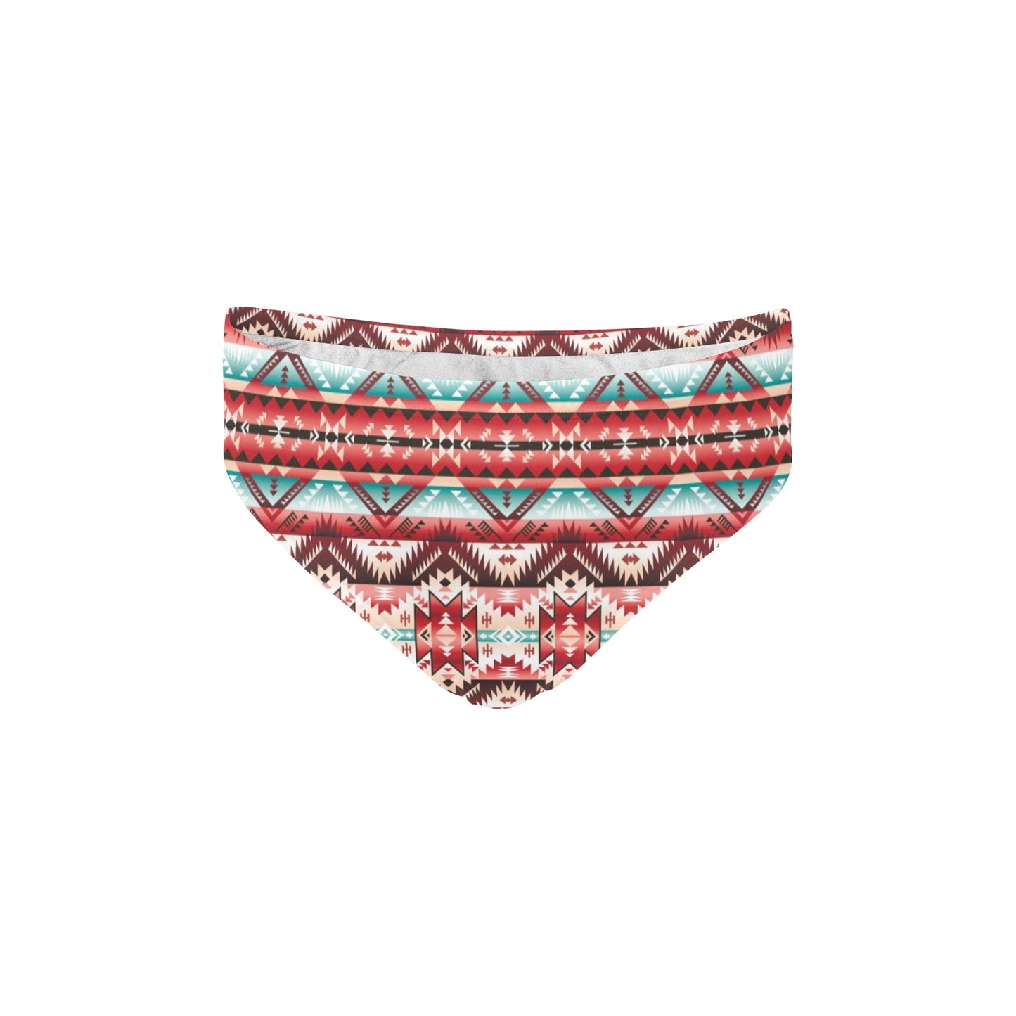 Aztec Western Style Print Pattern Men's Swimming Briefs