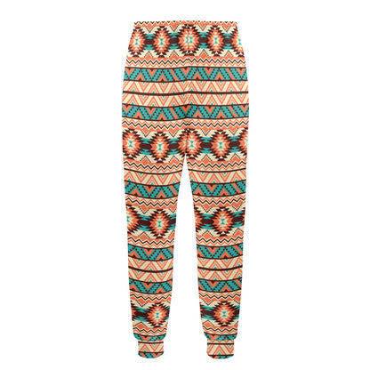 Navajo Western Style Print Pattern Men's Casual Track Pants