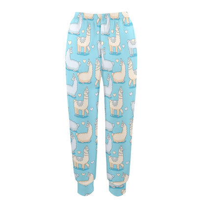 Alpaca Pattern Print Design 06 Women's Casual Track Pants