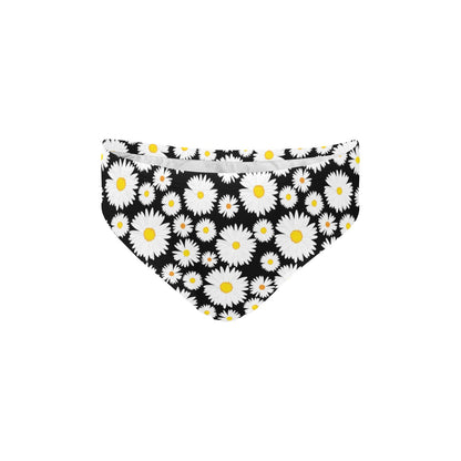 Daisy Pattern Print Design 01 Men's Swimming Briefs