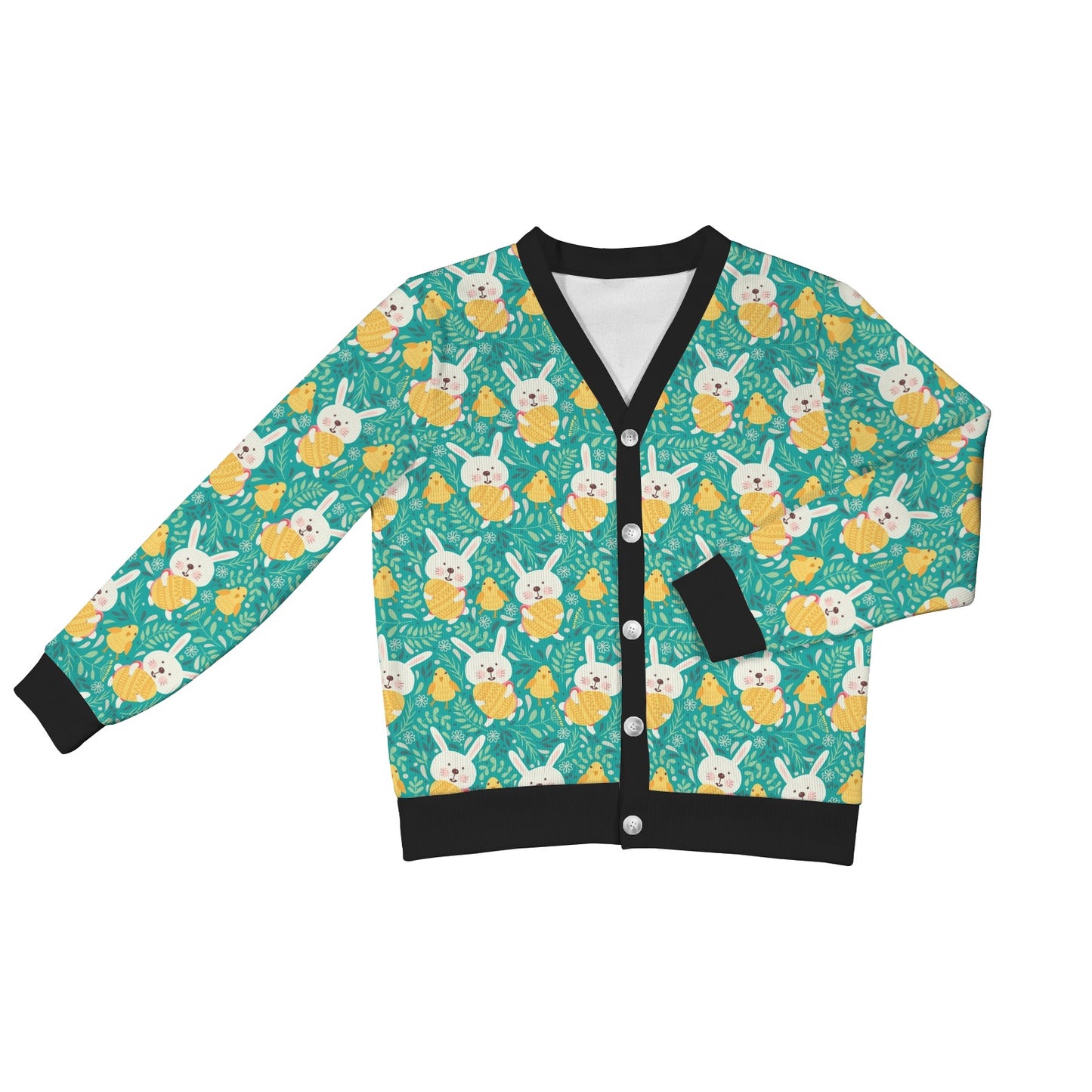 Easter Eggs Pattern Print Design RB02 Women's Cardigan