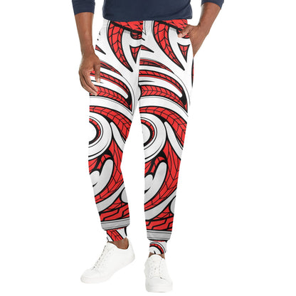 Maori Polynesian Themed Design Print Men's Casual Track Pants