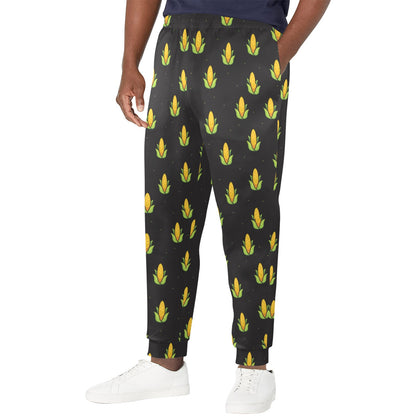 Corn Pattern Print Design 04 Men's Casual Track Pants