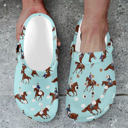 Equestrian Horse Riding Unisex Clogs Shoes