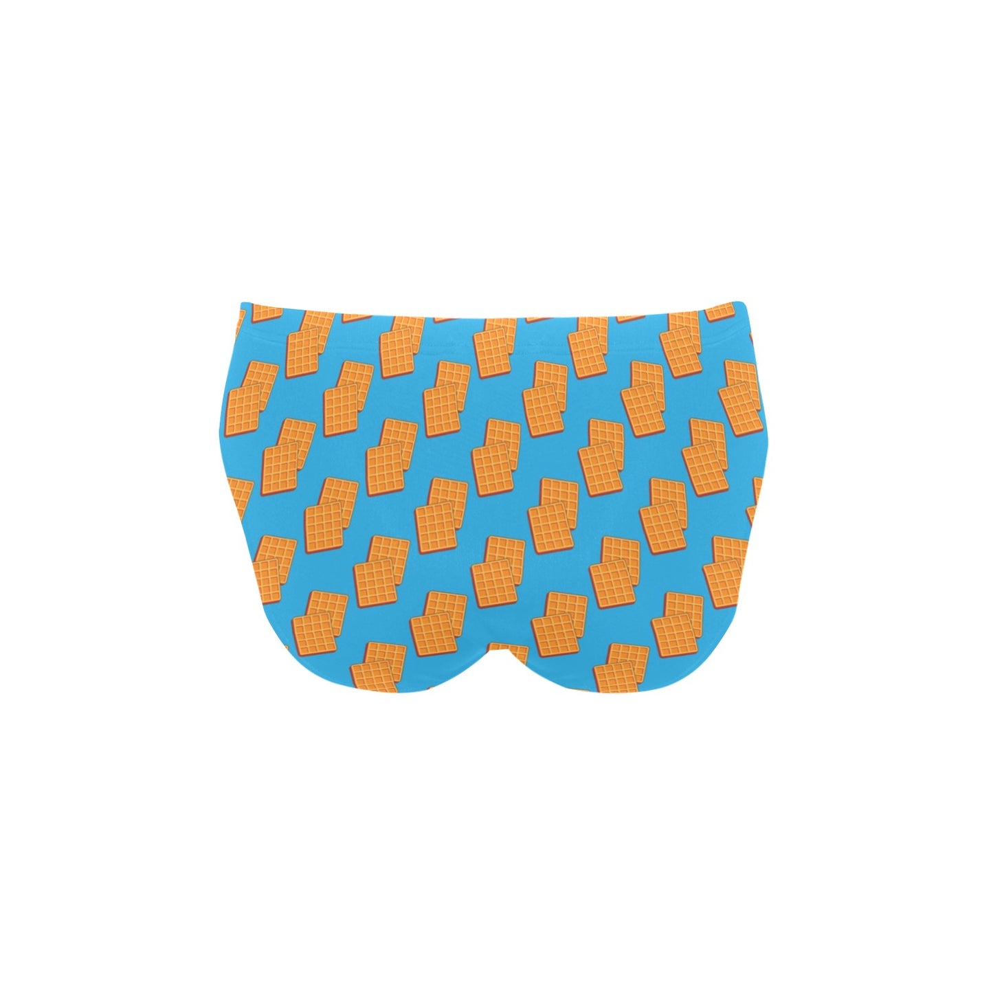 Waffle Print Design LKS304 Men's Swimming Briefs