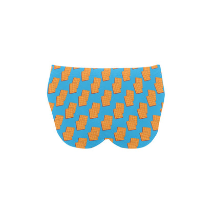 Waffle Print Design LKS304 Men's Swimming Briefs