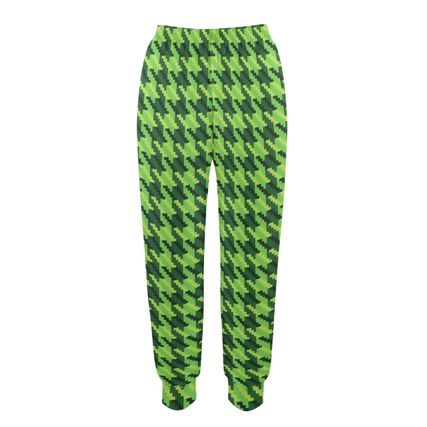 St Patricks Day Houndstooth Pattern Print LKS301 Women's Casual Track Pants