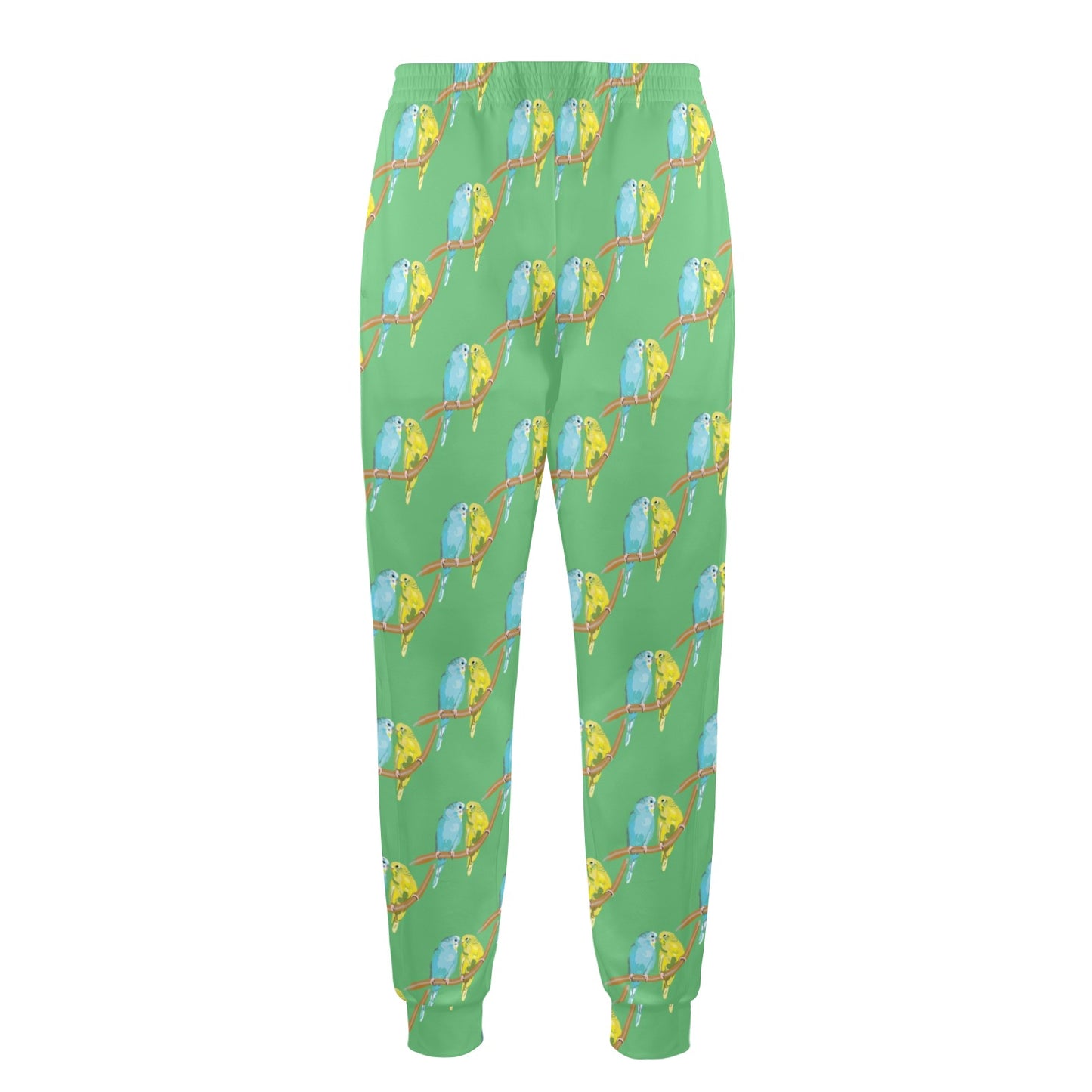 Budgerigar Pattern Print Design 01 Men's Casual Track Pants