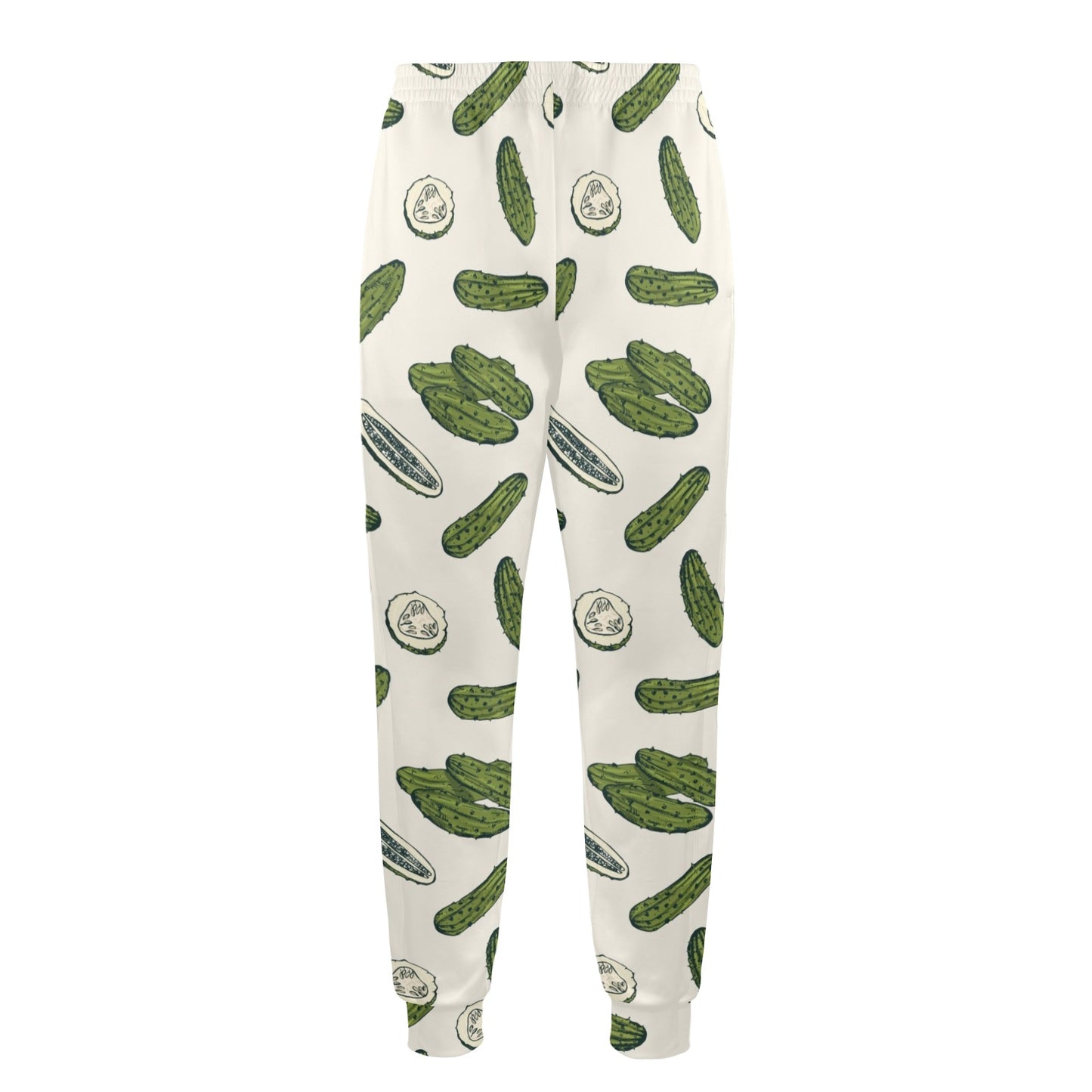Cucumber Pattern Print Design CC05 Men's Casual Track Pants