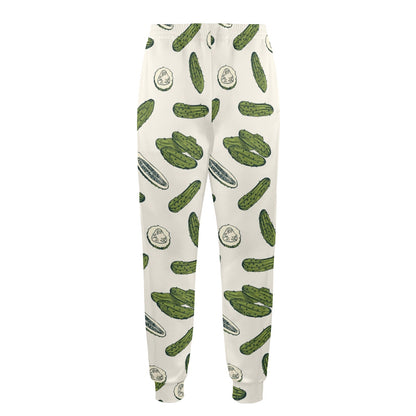 Cucumber Pattern Print Design CC05 Men's Casual Track Pants