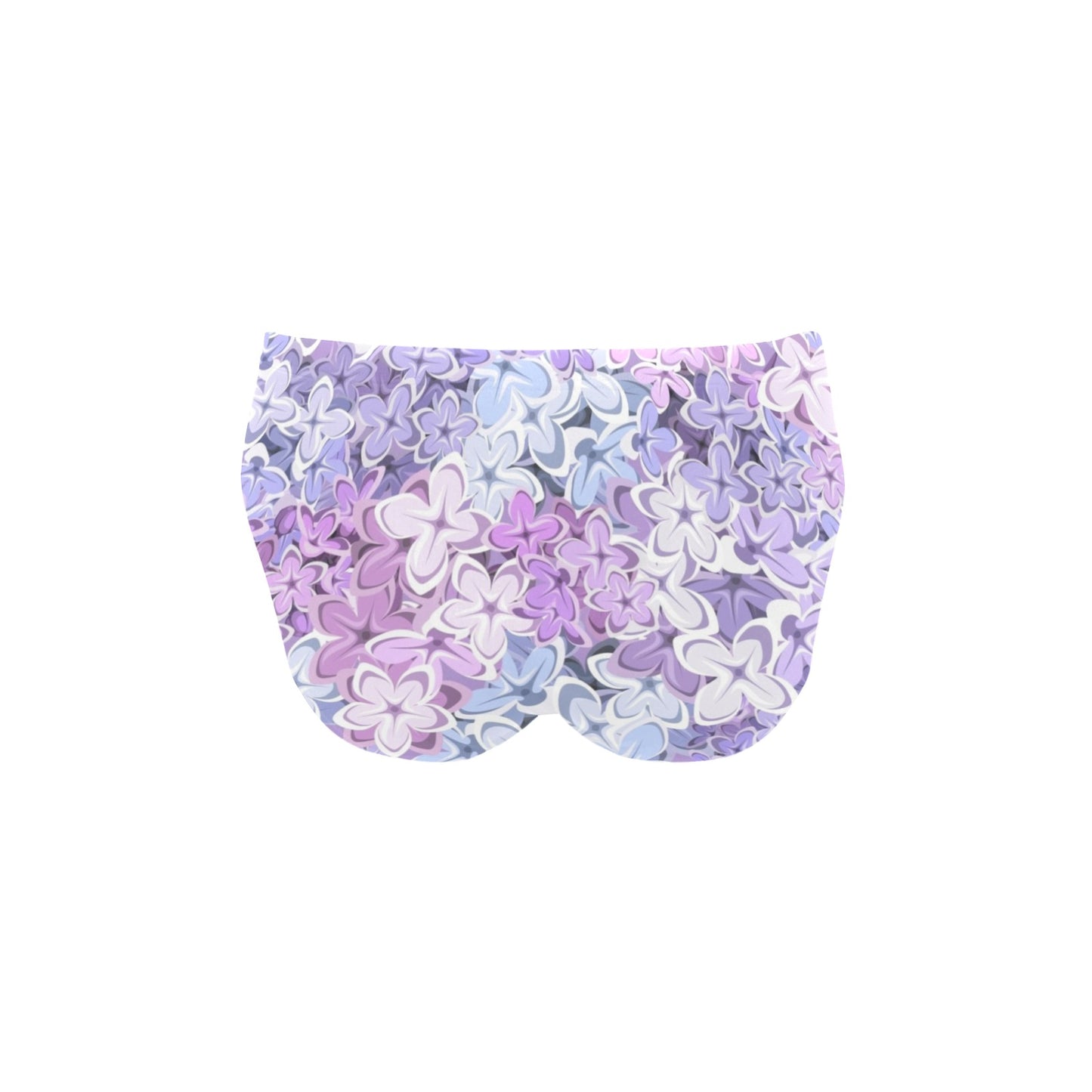 Lilac Pattern Print Design LI01 Men's Swimming Briefs