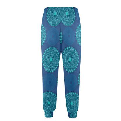 Medallion Pattern Print Design 04 Men's Casual Track Pants