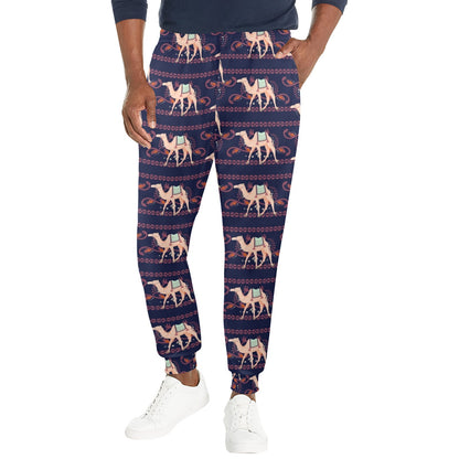Camel Design Print Pattern JJ025 Men's Casual Track Pants