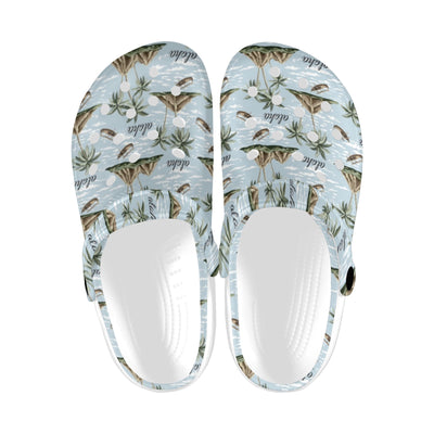 Aloha Hawaii island Design Themed Print Unisex Clogs Shoes