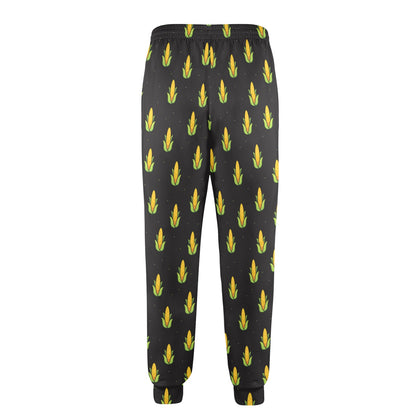 Corn Pattern Print Design 04 Men's Casual Track Pants