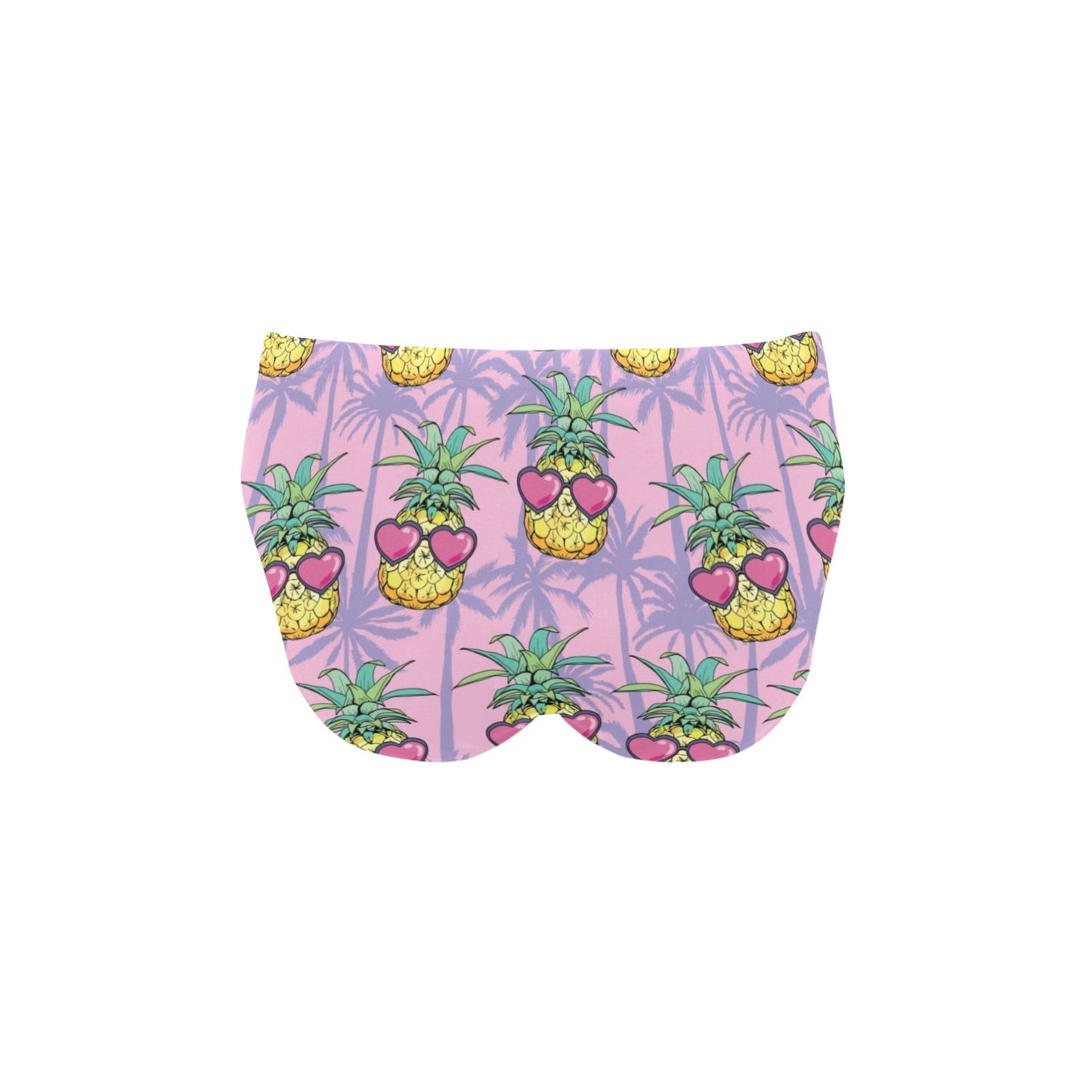 Pineapple Pattern Print Design PP06 Men's Swimming Briefs