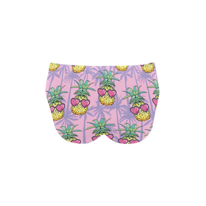 Pineapple Pattern Print Design PP06 Men's Swimming Briefs