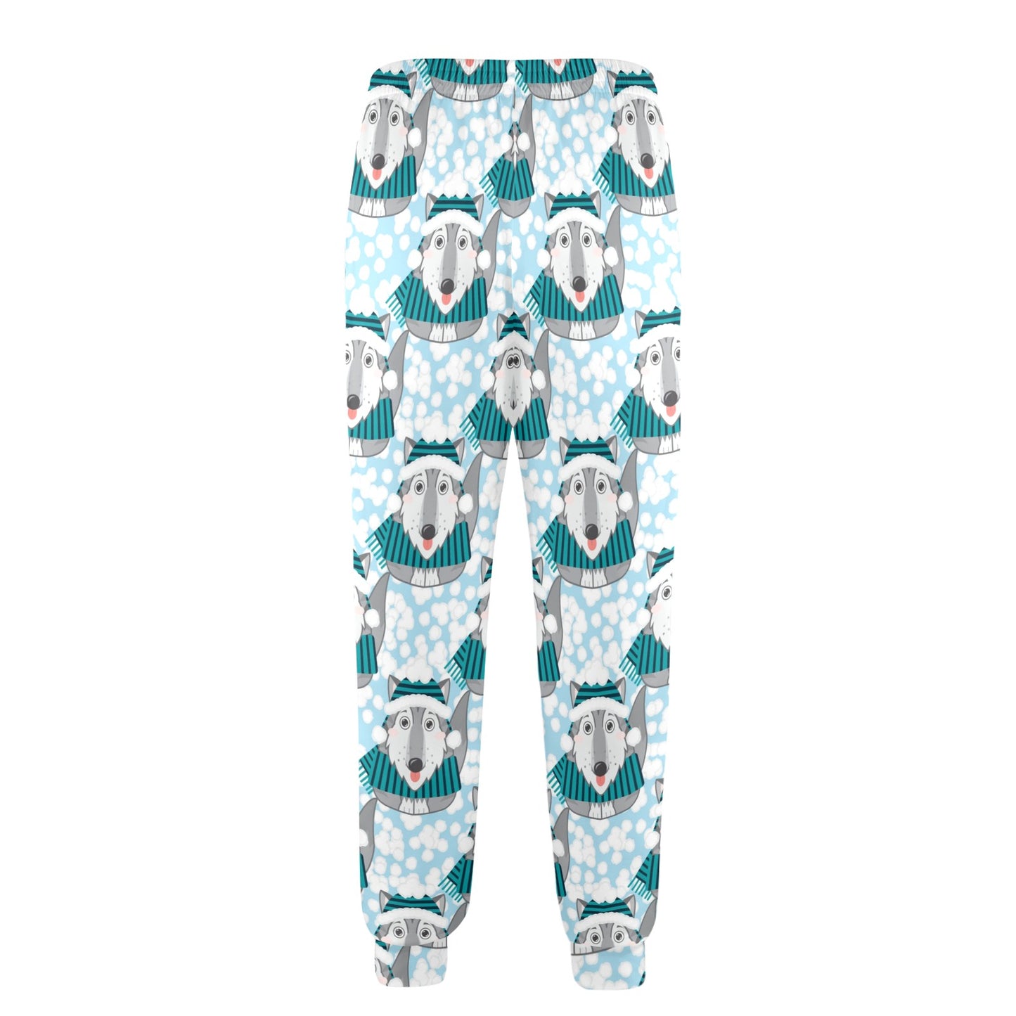 Alaskan Malamute Pattern Print Design 01 Men's Casual Track Pants