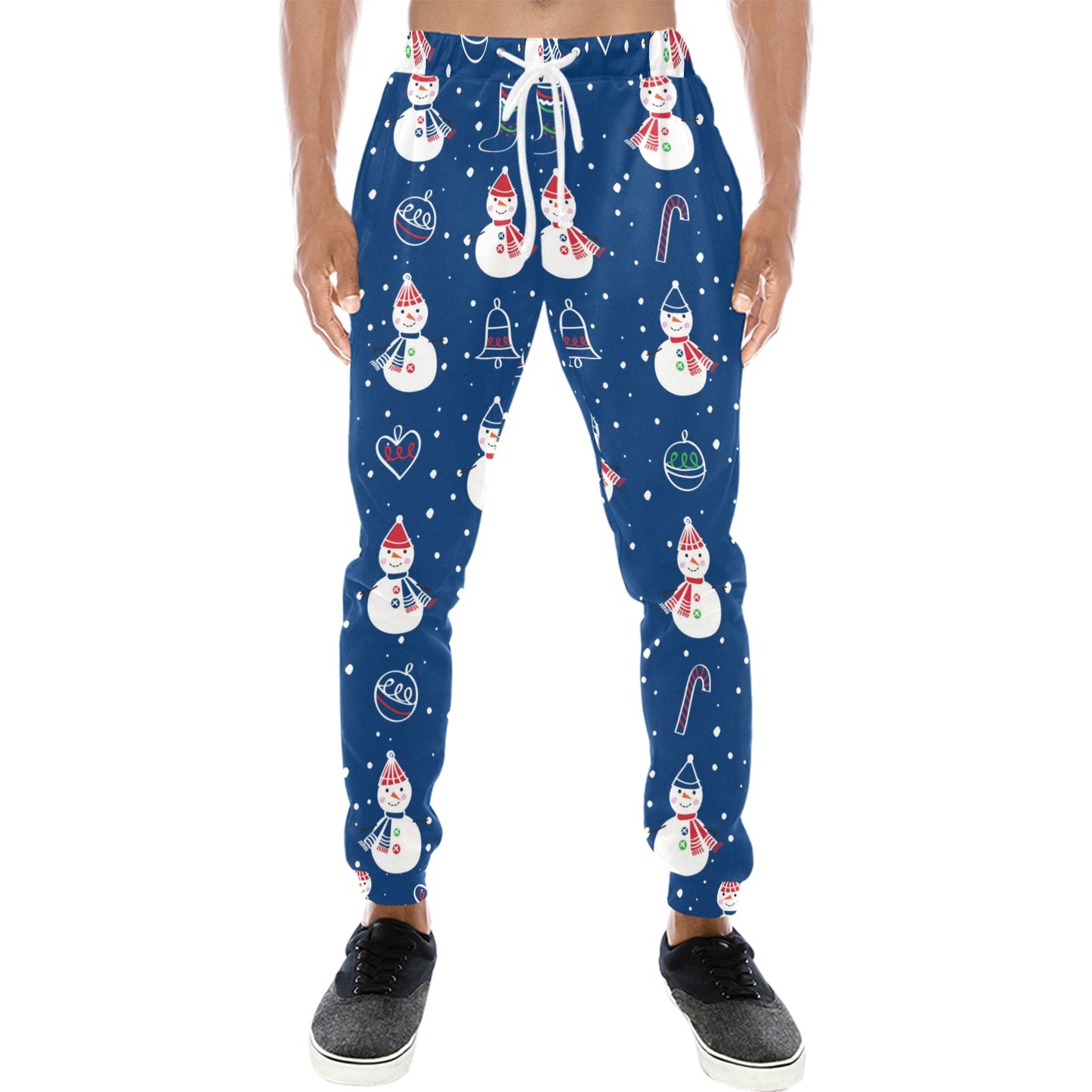 Snowman Print Design LKS306 Men's Sweatpants