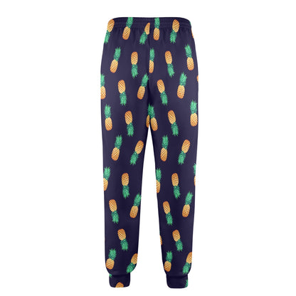 Pineapple Pattern Men's Casual Track Pants