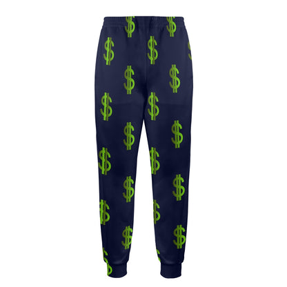 Dollar symbol Design Print Pattern JJ0122 Men's Casual Track Pants
