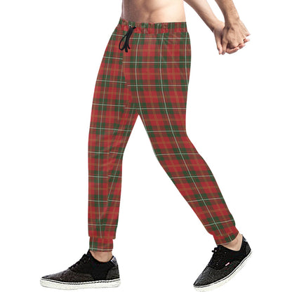 Holiday Tartan Plaid Pattern Men's Sweatpants