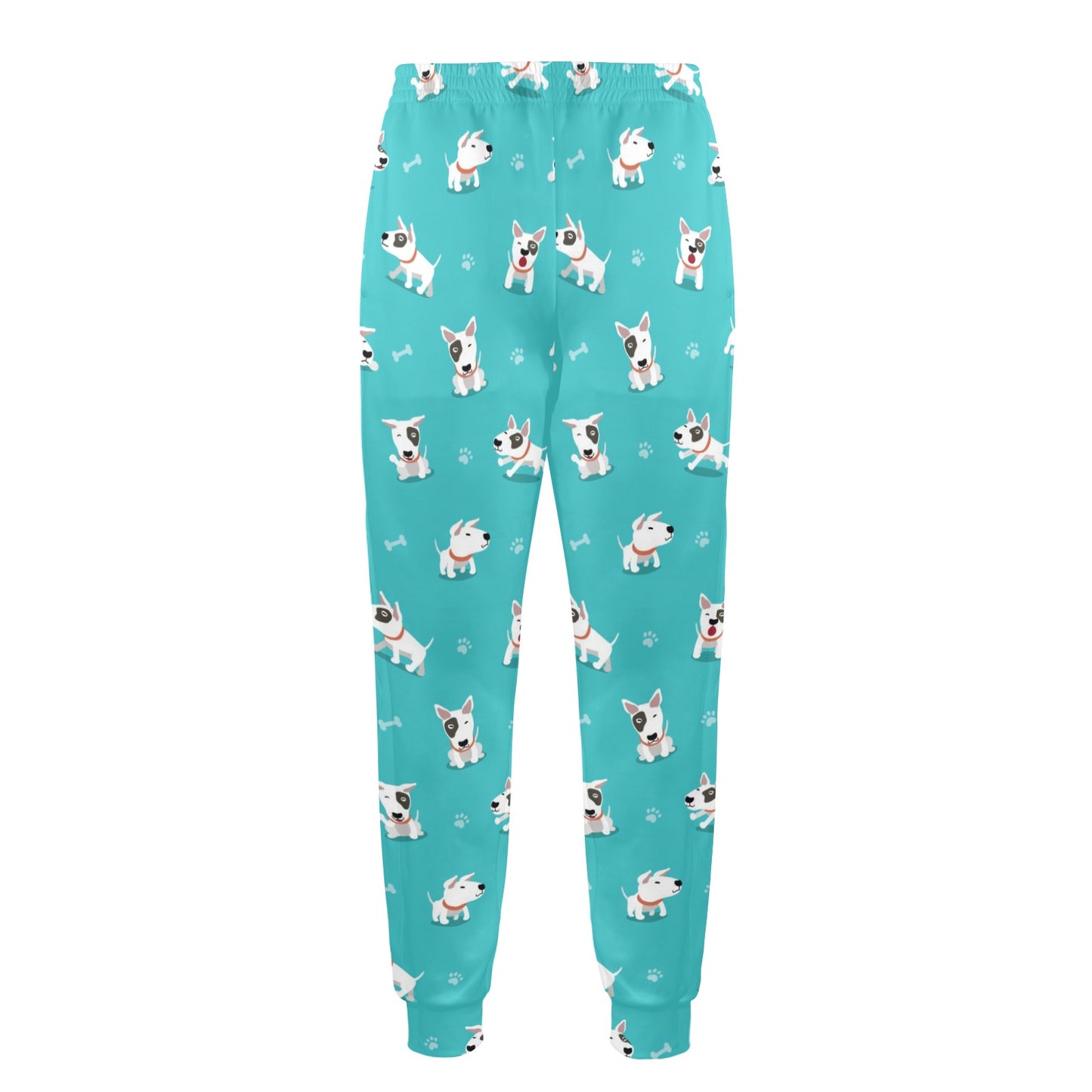 Bull Terriers Pattern Print Design 07 Men's Casual Track Pants