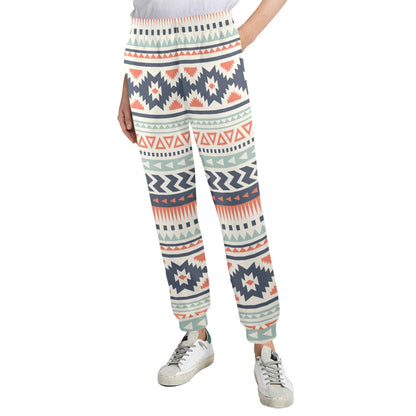 Tribal Aztec vintage pattern Women's Casual Track Pants