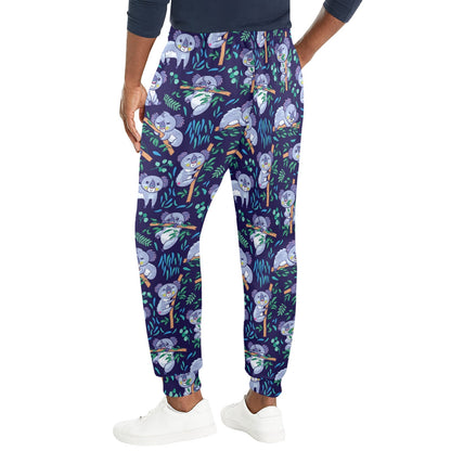 Koala Themed Design Print Men's Casual Track Pants